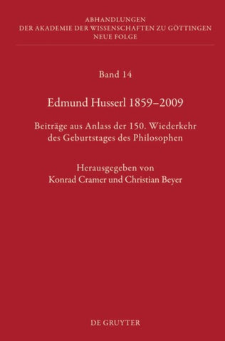 Edmund Husserl 1859–2009