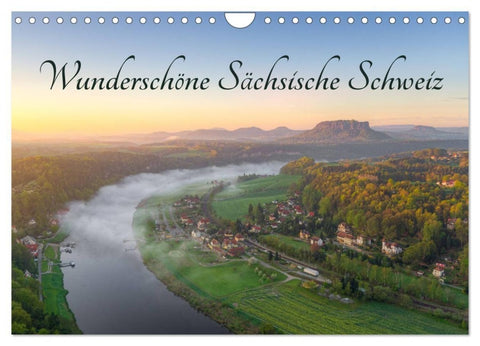 Wunderschöne Sächsische Schweiz (Wandkalender 2027 DIN A4 quer), CALVENDO Monatskalender