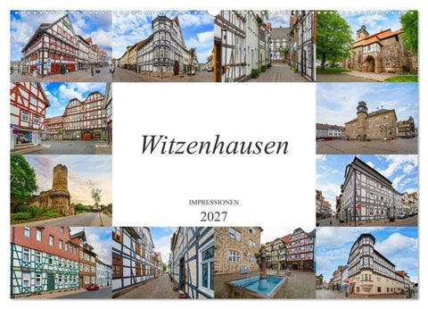 Witzenhausen Impressionen (Wandkalender 2027 DIN A2 quer), CALVENDO Monatskalender
