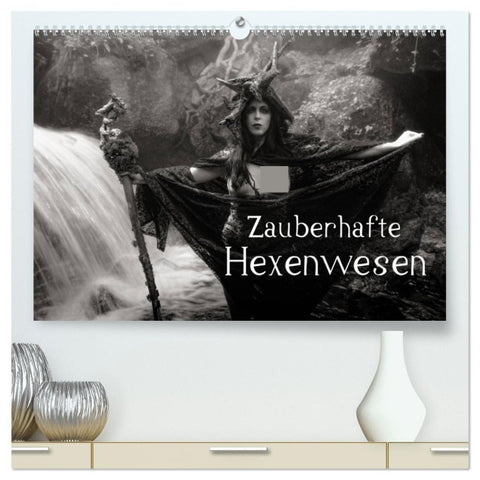 Zauberhafte Hexenwesen (hochwertiger Premium Wandkalender 2027 DIN A2 quer), Kunstdruck in Hochglanz