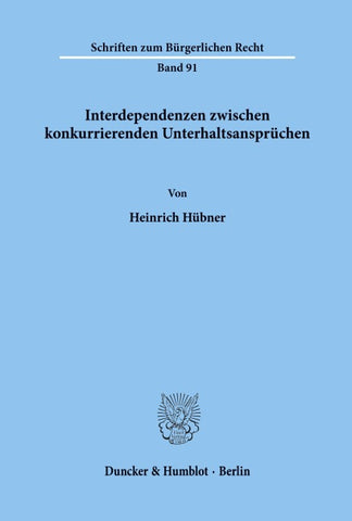 Interdependenzen zwischen konkurrierenden Unterhaltsansprüchen.