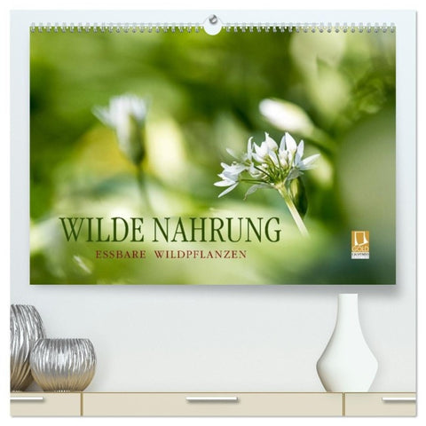 WILDE NAHRUNG (hochwertiger Premium Wandkalender 2027 DIN A2 quer), Kunstdruck in Hochglanz