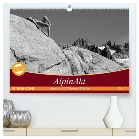 AlpinAkt (hochwertiger Premium Wandkalender 2027 DIN A2 quer), Kunstdruck in Hochglanz