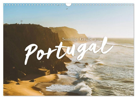 Sonnige Grüße aus Portugal (Wandkalender 2027 DIN A3 quer), CALVENDO Monatskalender