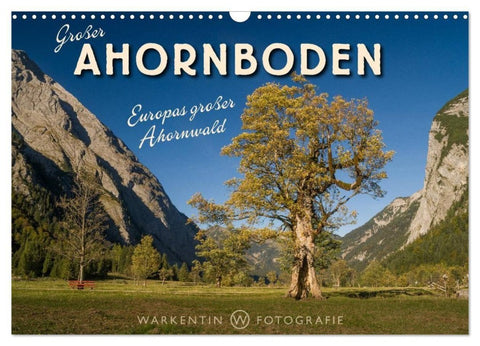Großer Ahornboden - Europas großer Ahornwald (Wandkalender 2027 DIN A3 quer), CALVENDO Monatskalender