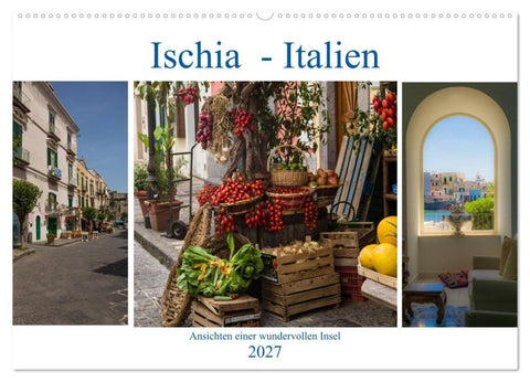 Ischia - Italien (Wandkalender 2027 DIN A2 quer), CALVENDO Monatskalender