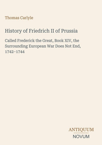 History of Friedrich II of Prussia