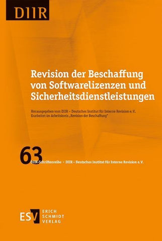 Revision der Beschaffung von Softwarelizenzen und Sicherheitsdienstleistungen