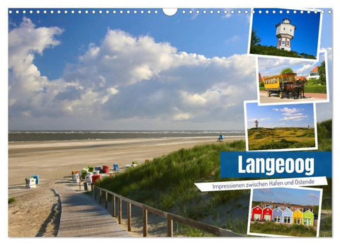 Langeoog 2027. Impressionen zwischen Hafen und Ostende (Wandkalender 2027 DIN A3 quer), CALVENDO Monatskalender