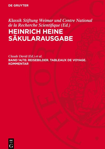 Reisebilder. Tableaux de voyage. Kommentar