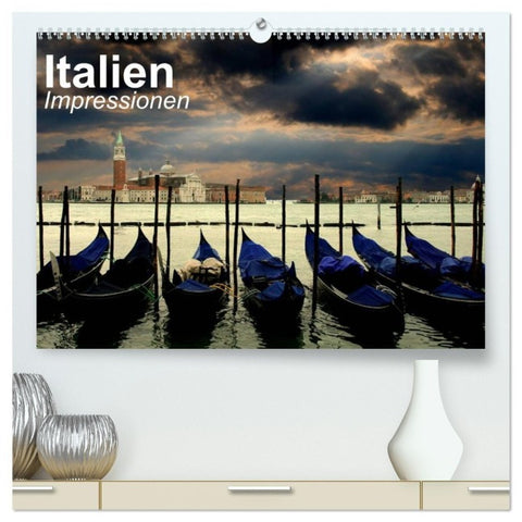 Italien • Impressionen (hochwertiger Premium Wandkalender 2027 DIN A2 quer), Kunstdruck in Hochglanz