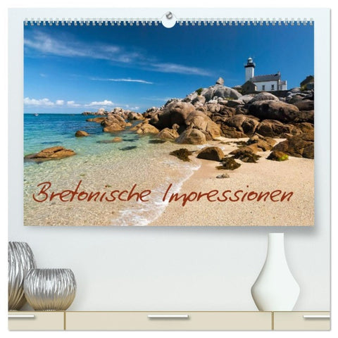 Bretonische Impressionen (hochwertiger Premium Wandkalender 2026 DIN A2 quer), Kunstdruck in Hochglanz