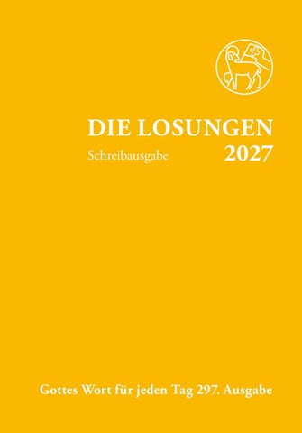 Losungen Schweiz 2027 / Die Losungen 2027