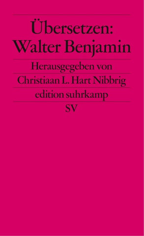 Übersetzen: Walter Benjamin