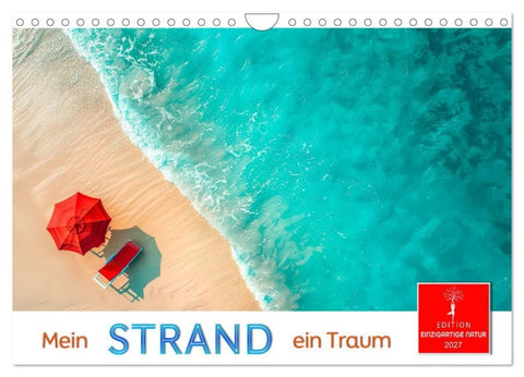 Mein Strand - ein Traum (Wandkalender 2027 DIN A4 quer), CALVENDO Monatskalender
