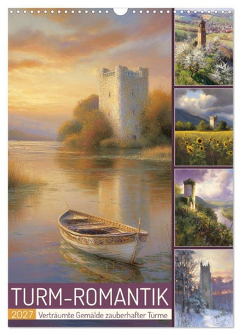 Turm-Romantik (Wandkalender 2027 DIN A3 hoch), CALVENDO Monatskalender