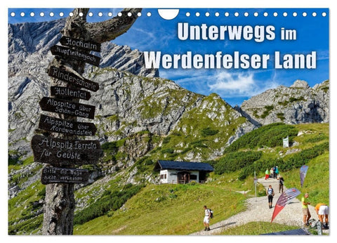 Unterwegs im Werdenfelser Land (Wandkalender 2027 DIN A4 quer), CALVENDO Monatskalender