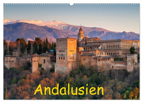 Andalusien - Spanien (Wandkalender 2027 DIN A2 quer), CALVENDO Monatskalender