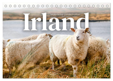 Irland - Malerische Landschaften (Tischkalender 2026 DIN A5 quer), CALVENDO Monatskalender