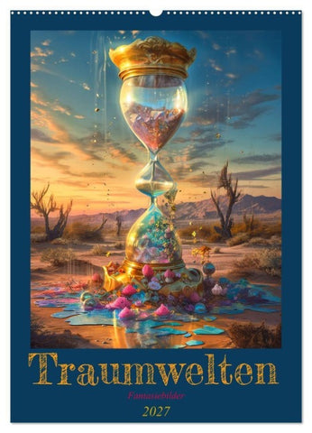 Traumwelten (Wandkalender 2027 DIN A2 hoch), CALVENDO Monatskalender