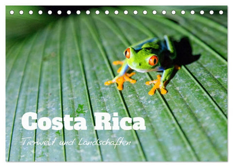 Costa Rica - Tierwelt und Landschaften (Tischkalender 2027 DIN A5 quer), CALVENDO Monatskalender