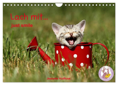 lach mit...just smile (Wandkalender 2027 DIN A4 quer), CALVENDO Monatskalender