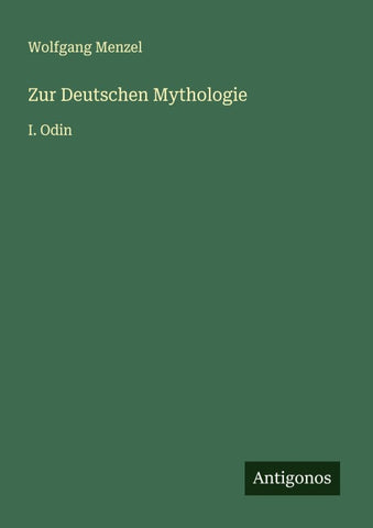 Zur Deutschen Mythologie