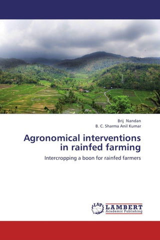 Agronomical interventions in rainfed farming