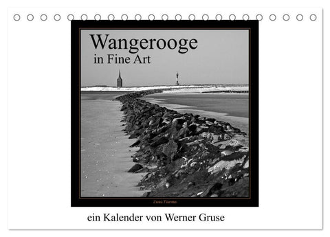 Wangerooge in Fine Art (Tischkalender 2027 DIN A5 quer), CALVENDO Monatskalender