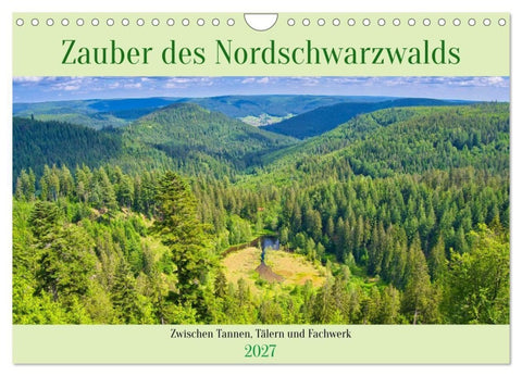 Zauber des Norschwarzwalds (Wandkalender 2027 DIN A4 quer), CALVENDO Monatskalender