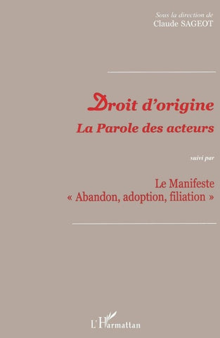 DROIT D'ORIGINE