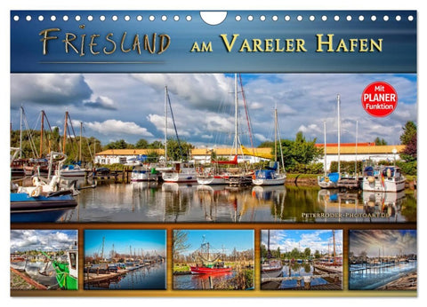 Friesland - am Vareler Hafen (Wandkalender 2026 DIN A4 quer), CALVENDO Monatskalender
