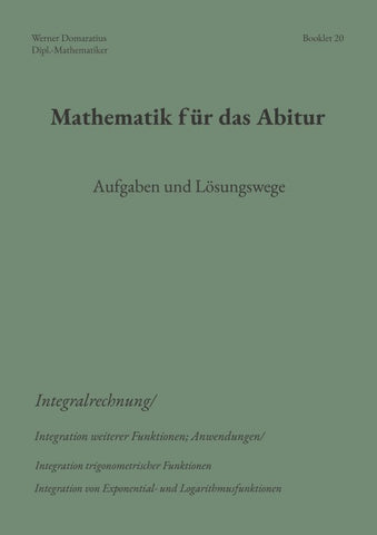 Mathematik für das Abitur