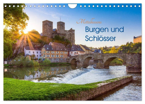 Mittelhessens Burgen und Schlösser (Wandkalender 2027 DIN A4 quer), CALVENDO Monatskalender