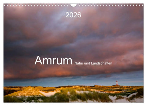 Amrum. Natur und Landschaften (Wandkalender 2026 DIN A3 quer), CALVENDO Monatskalender