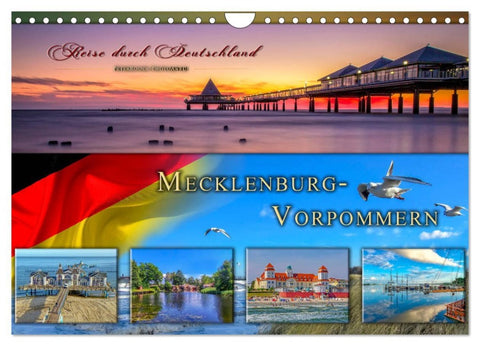 Reise durch Deutschland - Mecklenburg-Vorpommern (Wandkalender 2026 DIN A4 quer), CALVENDO Monatskalender