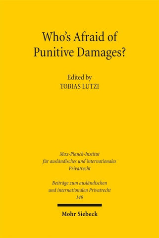Who's Afraid of Punitive Damages?
