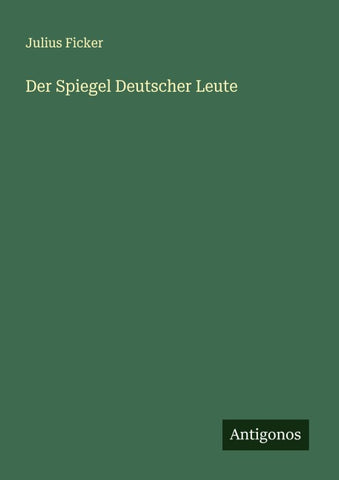 Der Spiegel Deutscher Leute