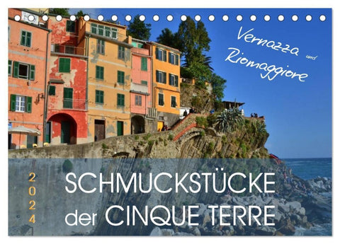 SCHMUCKSTÜCKE der CINQUE TERRE (Tischkalender 2027 DIN A5 quer), CALVENDO Monatskalender