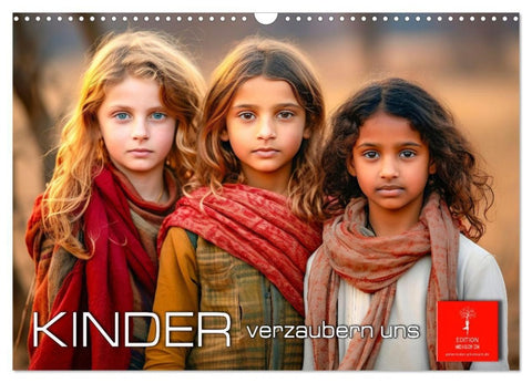 Kinder verzaubern uns (Wandkalender 2027 DIN A3 quer), CALVENDO Monatskalender