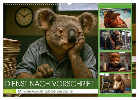 Dienst nach Vorschrift (Wandkalender 2027 DIN A2 quer), CALVENDO Monatskalender