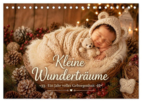 Kleine Wunderträume (Tischkalender 2027 DIN A5 quer), CALVENDO Monatskalender