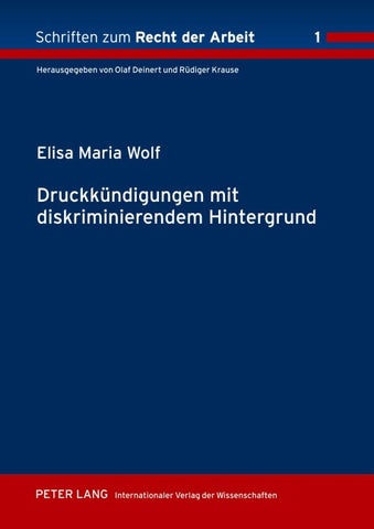 Druckkuendigungen mit diskriminierendem Hintergrund