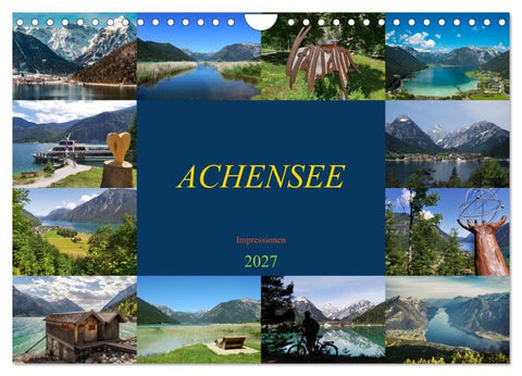 ACHENSEE Impressionen (Wandkalender 2027 DIN A4 quer), CALVENDO Monatskalender