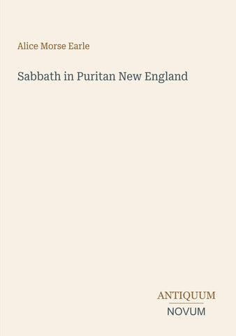 Sabbath in Puritan New England