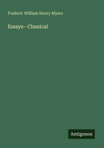 Essays--Classical