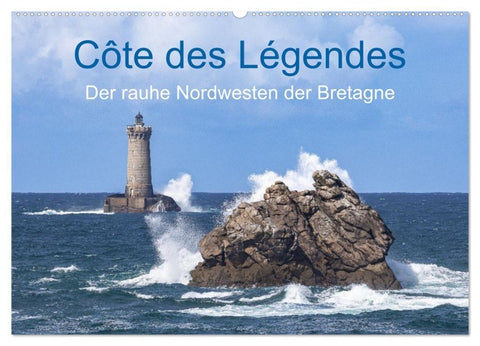 Cote des Legendes - Der rauhe Nordwesten der Bretagne (Wandkalender 2027 DIN A2 quer), CALVENDO Monatskalender