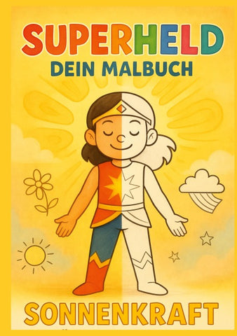 Superheld - Dein Malbuch
