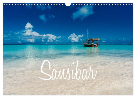 Inselparadies Sansibar (Wandkalender 2027 DIN A3 quer), CALVENDO Monatskalender