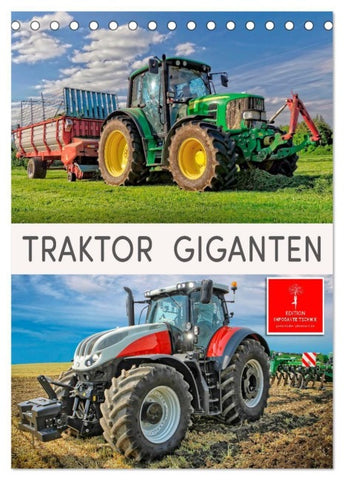 Traktor Giganten (Tischkalender 2027 DIN A5 hoch), CALVENDO Monatskalender